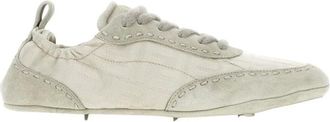 Fendi Heren, Schoenen, Grijs, Maat: 42 EU Leer