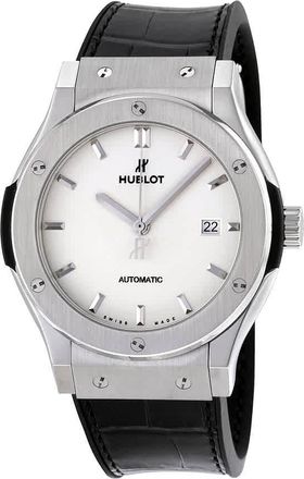 Hublot Classic Fusion Automatic Opaline Dial Titanium Mens Watch 542.NX.2611.LR
