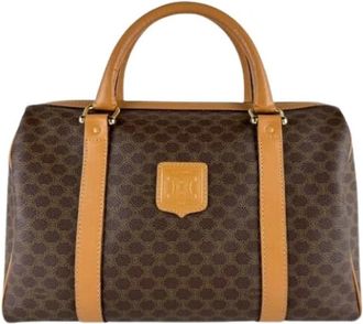 Celine Pre-owned Vintage Boston Bag - Dames - Vintage Handtas - Bruin - ONE Size - Vintage