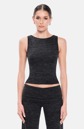 OW Collection NITA Knit Tank Top in Dark Grey at Nordstrom, Size X-Small