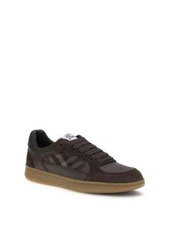 Burberry Terrace Check Sneakers - Brown