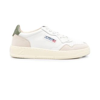 Autry Medalist Low - Heren - Sneakers - Wit - 43 EU - Leer - Schoenen