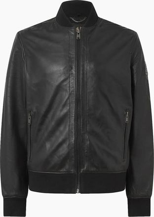 Belstaff Mens LANDMARK LEATHER JACKET - Black - Size: 40/Regular