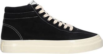Stepney Workers Club Zwarte High Top Sneakers - Heren - Sneakers - Zwart - 44 EU - Schoenen