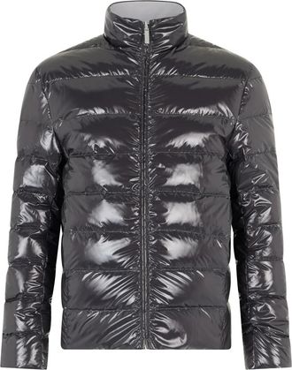 Thom Browne Omkeerbaar gewatteerd donsjack - Heren - Winterjassen - Zwart - M - Polyester - Jassen