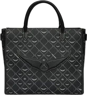 Zadig&Voltaire Borsa Tote Angel Monogram - - Bags - Donna - Nero - ONE SIZE