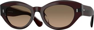 Oliver Peoples OV5615SU Lerrue Polarized 1817GN Womens Sunglasses Red Size 50