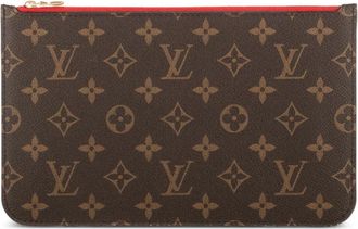 Louis Vuitton Pouch con zip e monogramma - Marrone