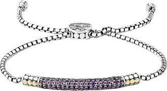 Samuel B. 18K & Silver 0.94 Ct. Tw. Amethyst Bracelet