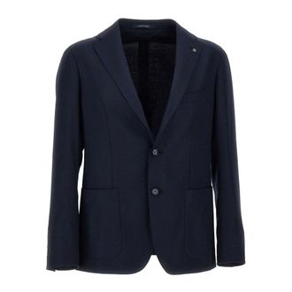 Tagliatore Blazers, male, Blue, Size: 5XL Smc22k Blazer
