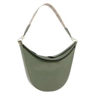 Loewe Pre-owned Shoulder Bag - Dames - Vintage Schoudertas - Groen - ONE Size - Leer - Vintage