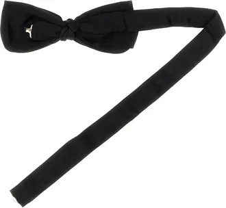 Pal Zileri Silk Satin Bow Tie - Black