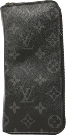 Louis Vuitton Black Long Wallet (Bi-Fold) (Pre-Owned)