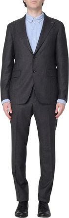 Tagliatore Vesuvio Single-Breasted Suit - Heren - Business pakken - Grijs - M - Wol - Kostuums