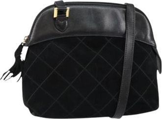 Ferragamo Pre-owned Leather Schoudertas - Dames - Vintage Schoudertas - Zwart - ONE Size - Leer - Vintage