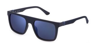 Police SPLF61 BEYOND LITE 2 Polarized C03P Mens Sunglasses Blue Size 55