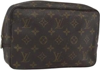 Louis Vuitton Pre-owned Clutches, female, Brown, Size: ONE SIZE Pre-owned Canvas Clutch