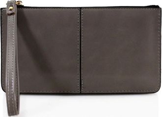 Generic Womens Wallet, Large Capacity Slim Phone Purse, Credit Card Holder Wallet with Multiple Card Slots Zipper Pocket (Dark Grey)