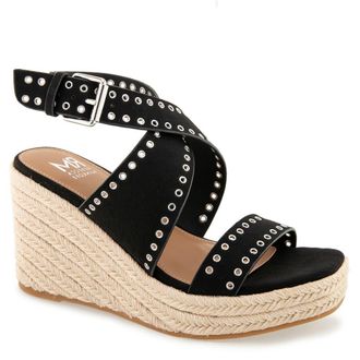 Rebecca Minkoff Gemma Wedge Espadrille Sandal in Black at Nordstrom Rack, Size 7.5