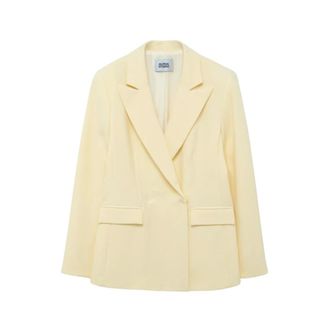 Alpha Studio Dames, Jassen, Beige, Maat: XS Leer