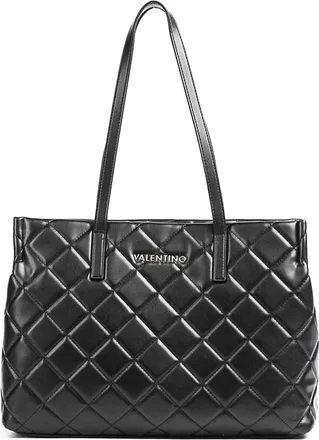 Valentino Ocarina Shopper Signature Diamond Quilt Tote - female - Valentino - Shopping Bags - Black - ONE SIZE - Bags