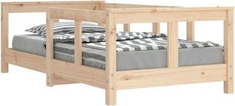 vidaXL Kids Bed Frame 70x140 cm Solid Wood Pine vidaXL