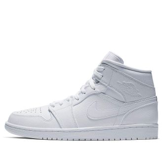 Nike Jordan Air Jordan 1 Mid Triple White 2019 554724-129