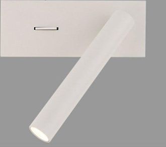 OEM L&aacute;mpara De Mesita De Noche Led Blanca, Sencilla Y Moderna, L&aacute;mpara De Dormitorio Creativa, L&aacute;mpara De Lectura T&eacute;cnica Retr&aacute;ctil Personalizada
