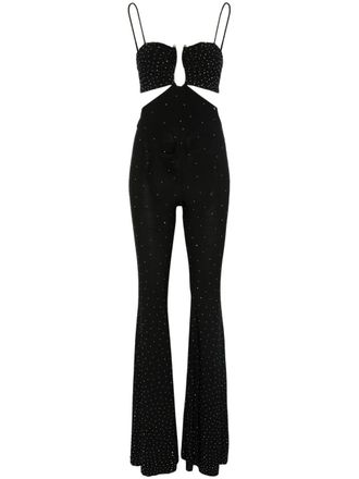 Nissa Jumpsuit met stras - Zwart