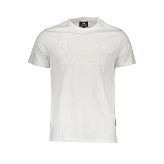 La Martina La Martina Bianco Katoenen Heren T-Shirt