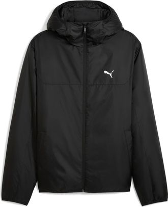 Puma Winterjacke PUMA ESS LIGHT PADDED JACKET, Herren, Gr. XL, puma schwarz, Taft, Obermaterial: 100% Polyester, unifarben, regular fit normal, Jacken Wint