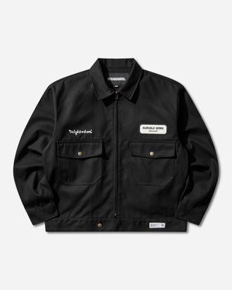 Neighborhood Men s Zip Work Jacket Black