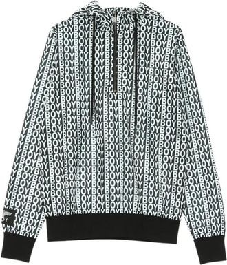 Boy London Sweatshirt gemiddelde kap - Heren - Hoodies - Grijs - S - Hoodies & sweatvesten
