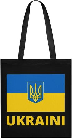 Generic Ukrainian Flag Womens Tote Casual Shopping Bag Lightweight Shoulder Bags Hobos Handbag for Work Travel Daily 35x40cm
