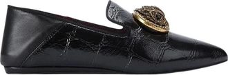 Kurt Geiger Chelsea Point Slip On - Dames - Loafers - Zwart - 37 EU - Leer - Schoenen