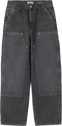 Carhartt Work in Progress Brandon Double Knee Pant - Dames - Loose Fit Jeans - Zwart - XS - Katoen - Jeans