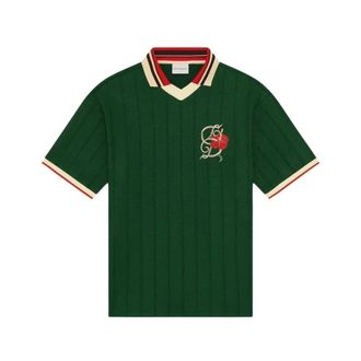 Dr&ocirc;le de Monsieur Polo Shirts, male, Green, Size: XL Polo D Hibiscus