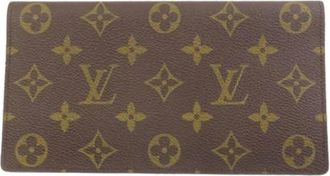 Louis Vuitton Pre-owned Wallets, male, Brown, Size: ONE SIZE Pre-owned Long bill wallet (bi-fold)