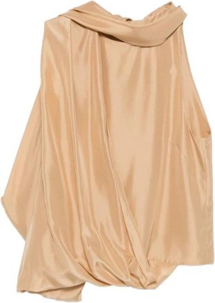 Alberta Ferretti Blouses - Dames - Blouses - Beige - L - Overhemden