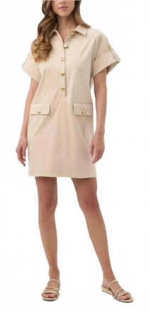 Trina Turk Sequoia Dress In Tan