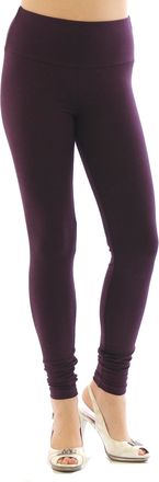 YESET Ladies Leggings High Waist Long Trousers Leggings Long Cotton Underwear - Dark Purple, M