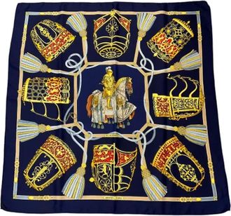 Hermès Pre-owned Scarves, female, Multicolor, Size: ONE SIZE Pre-owned Silk scarves