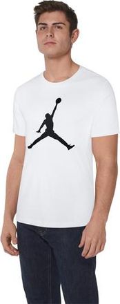 Nike Jordan Mens Jumpman Crew T-Shirt - White/Black Size XXL