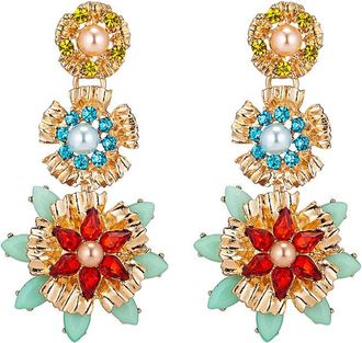 Eyecandy LA Eye Candy La Rebecca Crystal Statement Earrings