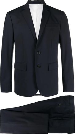 Dsquared2 Tailored Black Two-Piece Cotton Suit