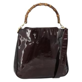 Gucci Pre-owned Shoulder Bags, female, Brown, Size: ONE SIZE Pre-owned Vintage Shoulder Bag