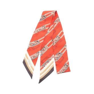 Fendi Pre-owned Scarves, female, Multicolor, Size: ONE SIZE Pre-owned Scarf