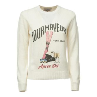 MC2 Saint Barth New Queen Sweater - Dames - Truien - Wit - Maat: S Wol