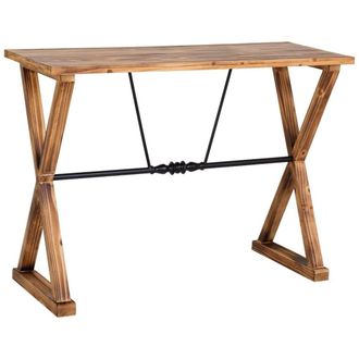 Wanderlust Deco Recibidor de madera y metal 106x40x76,5h cm