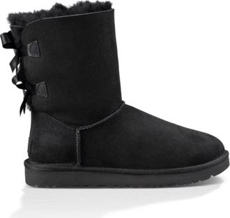 UGG Bailey Bow II Laarzen Black - Dames - Winterlaarzen - Zwart - 37 EU - Polyester - Schoenen